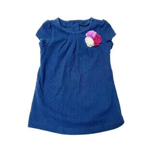 Crazy 8 Textured Flower Dress Size 6-12m